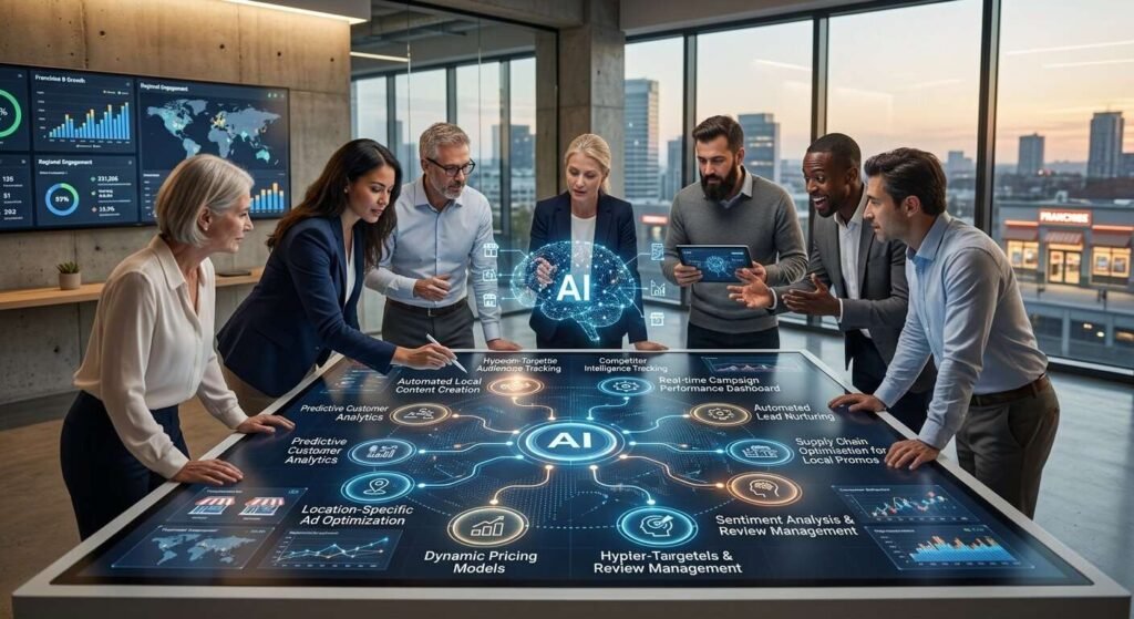 10 Practical AI use cases for franchise marketing team.